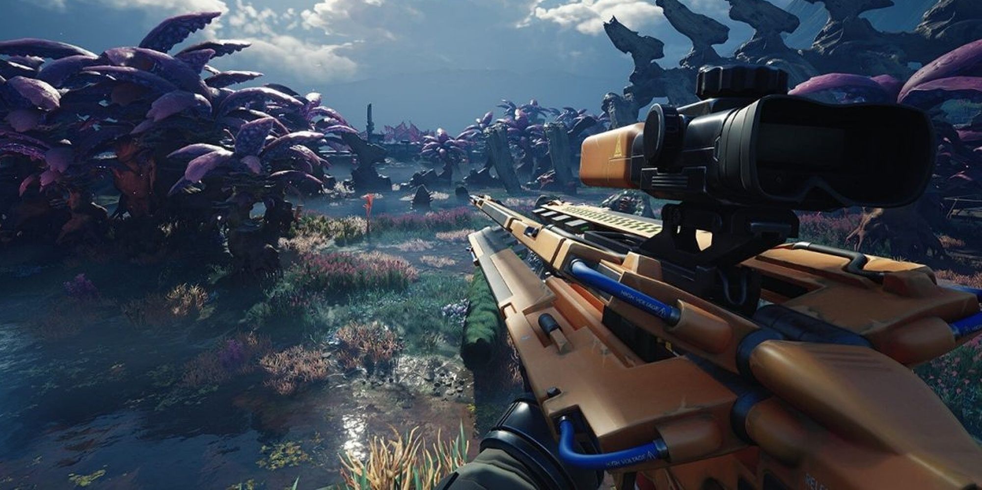 The Cycle: Frontier - The Karma 1 Sniper Rifle In Use