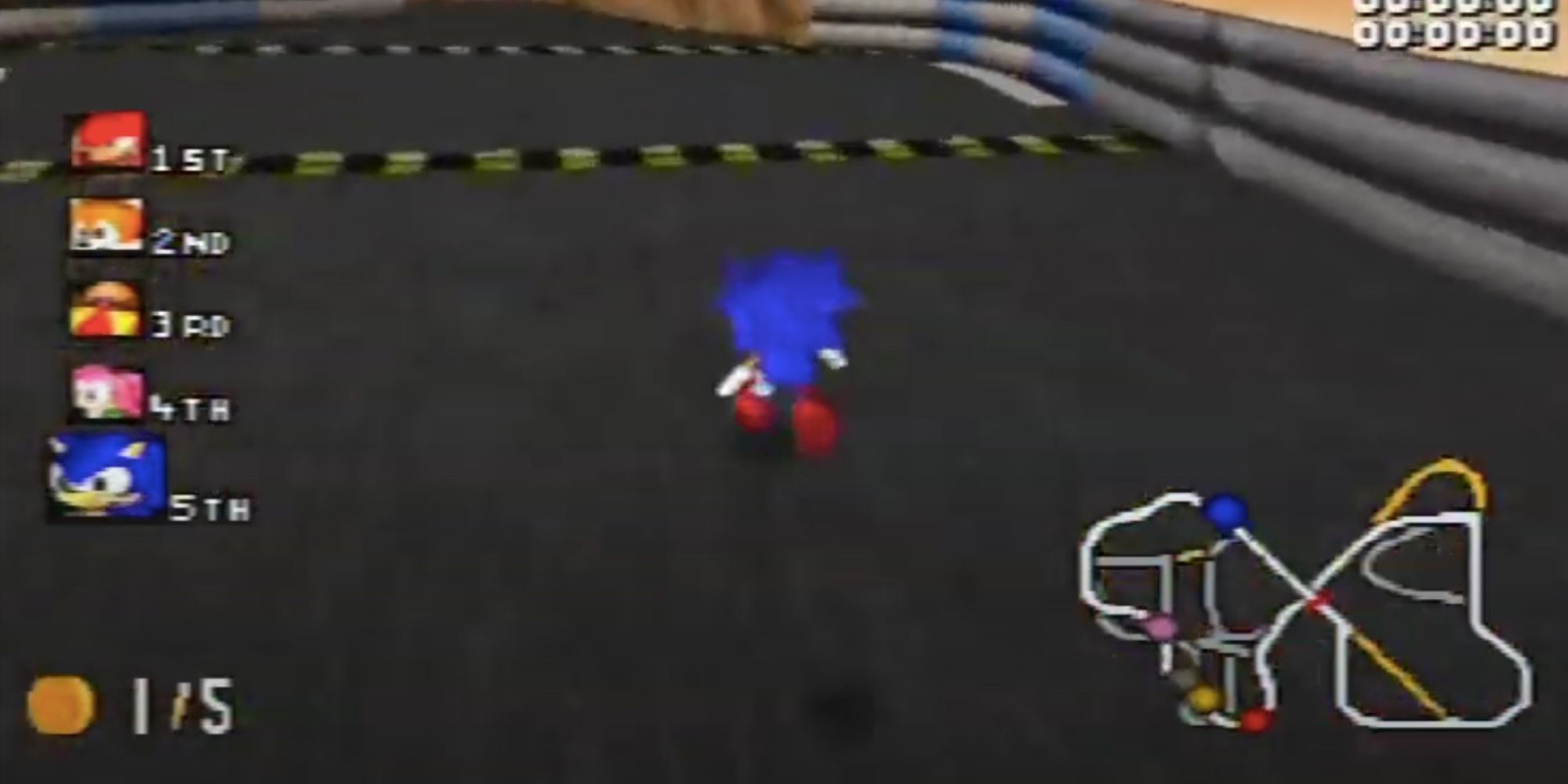 sonic running in sonic r