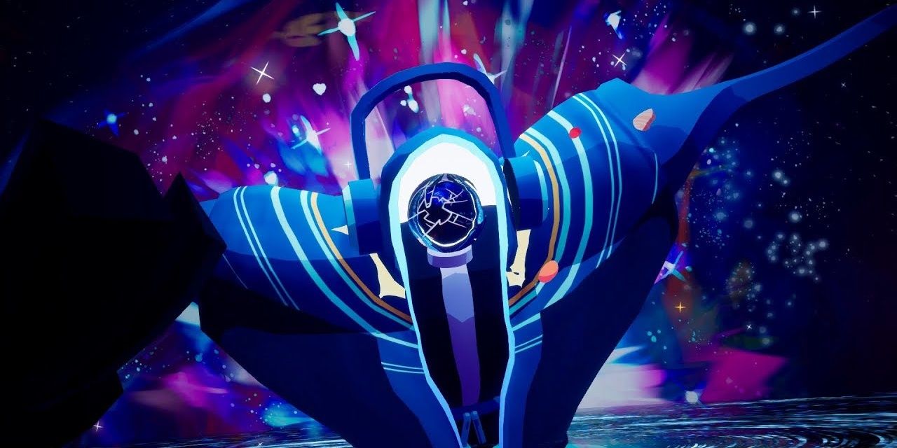 DJ Subatomic Supernova with his helmet cracked in No Straight Roads