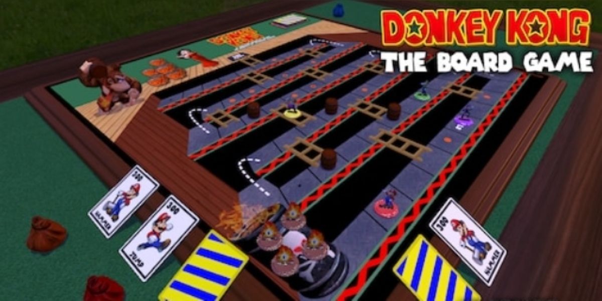 tabletop sim donkey kong board game mod