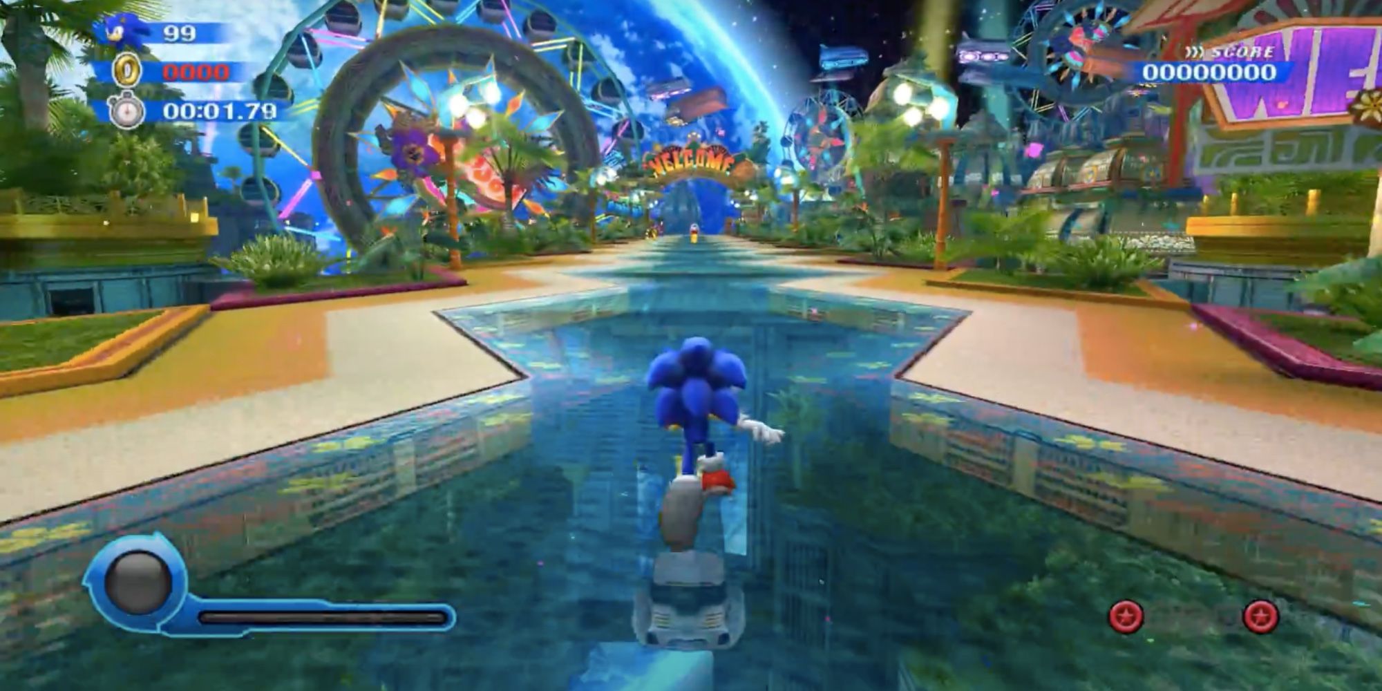 the tropical resort in sonic colors
