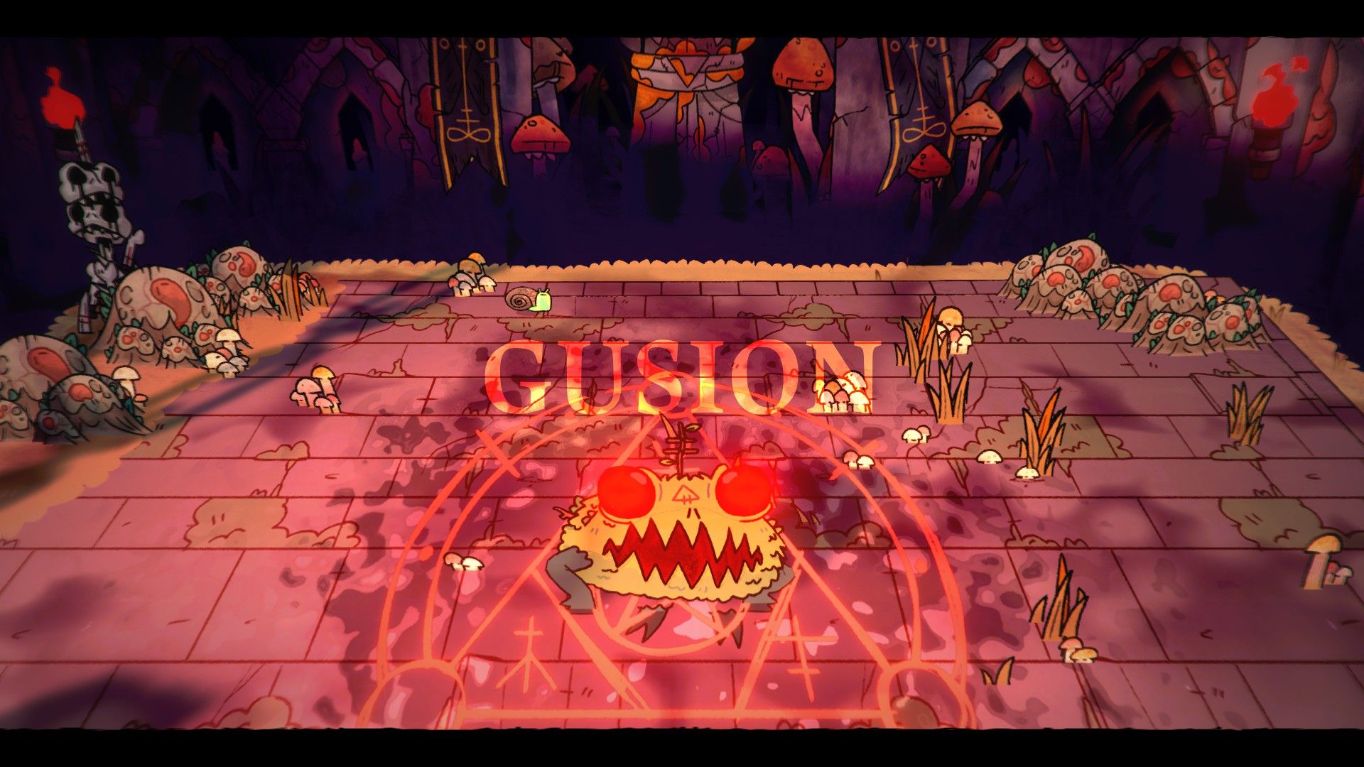 Cult Of The Lamb Gusion boss entry