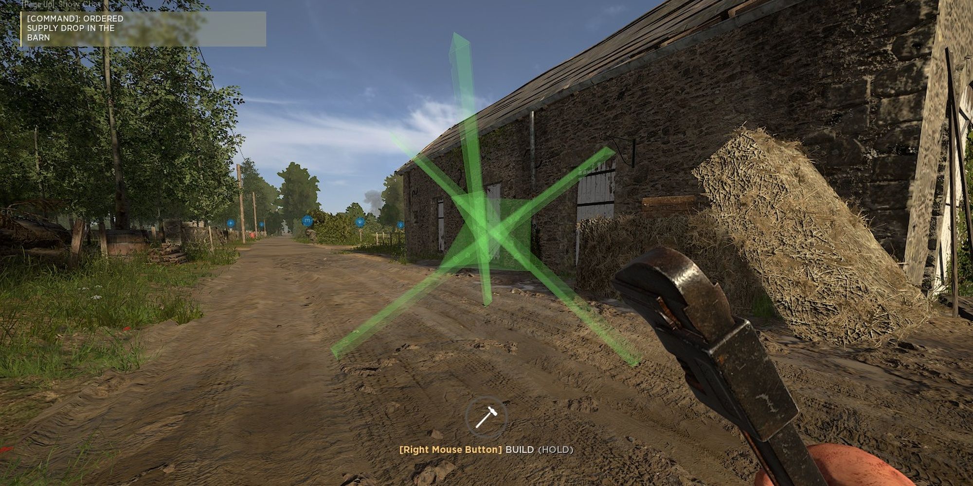 Hell Let Loose: Engineer Building Anti Tank Hedgehog Barrier