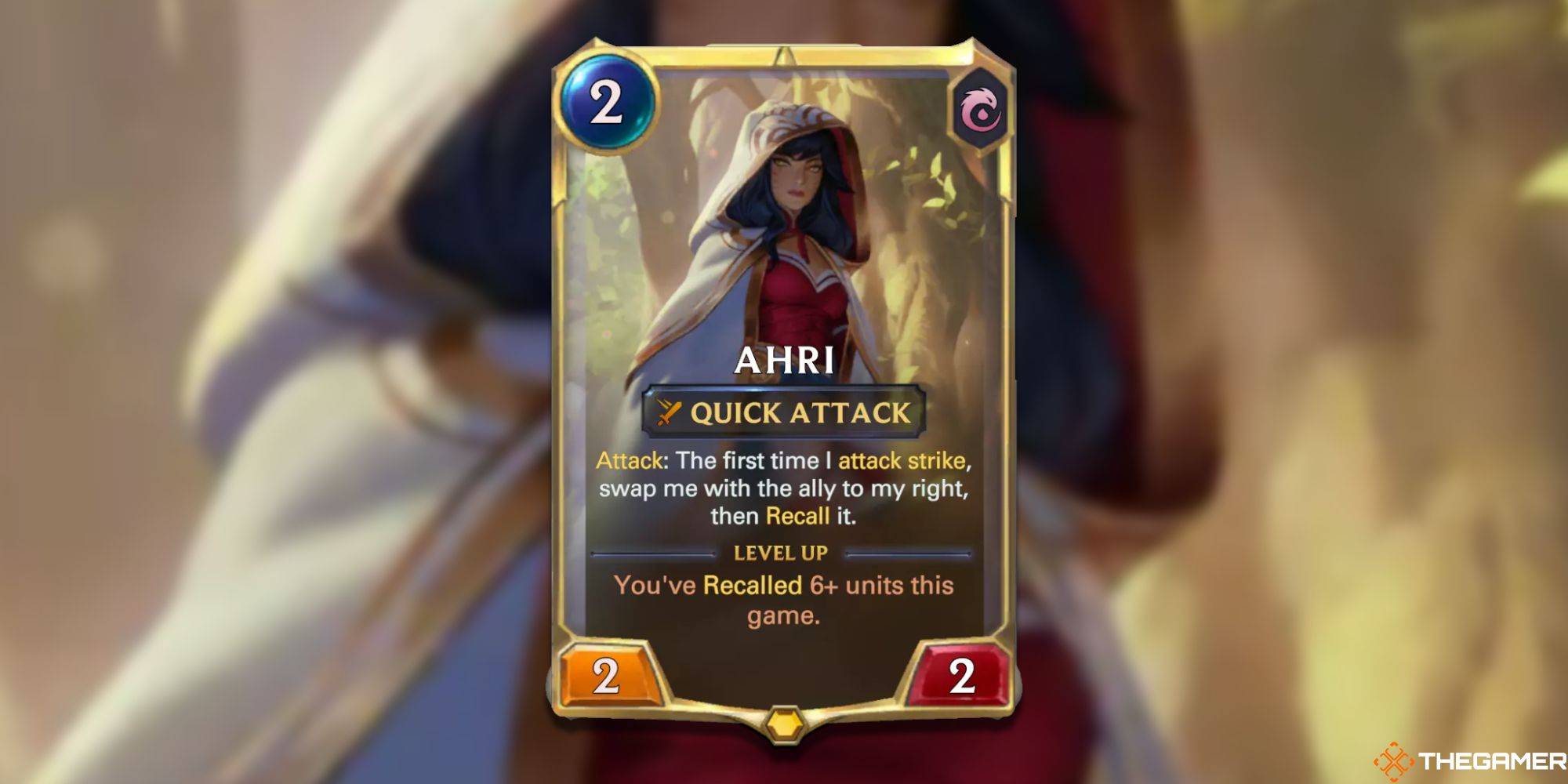 Legends of Runeterra Ahri rank one card 