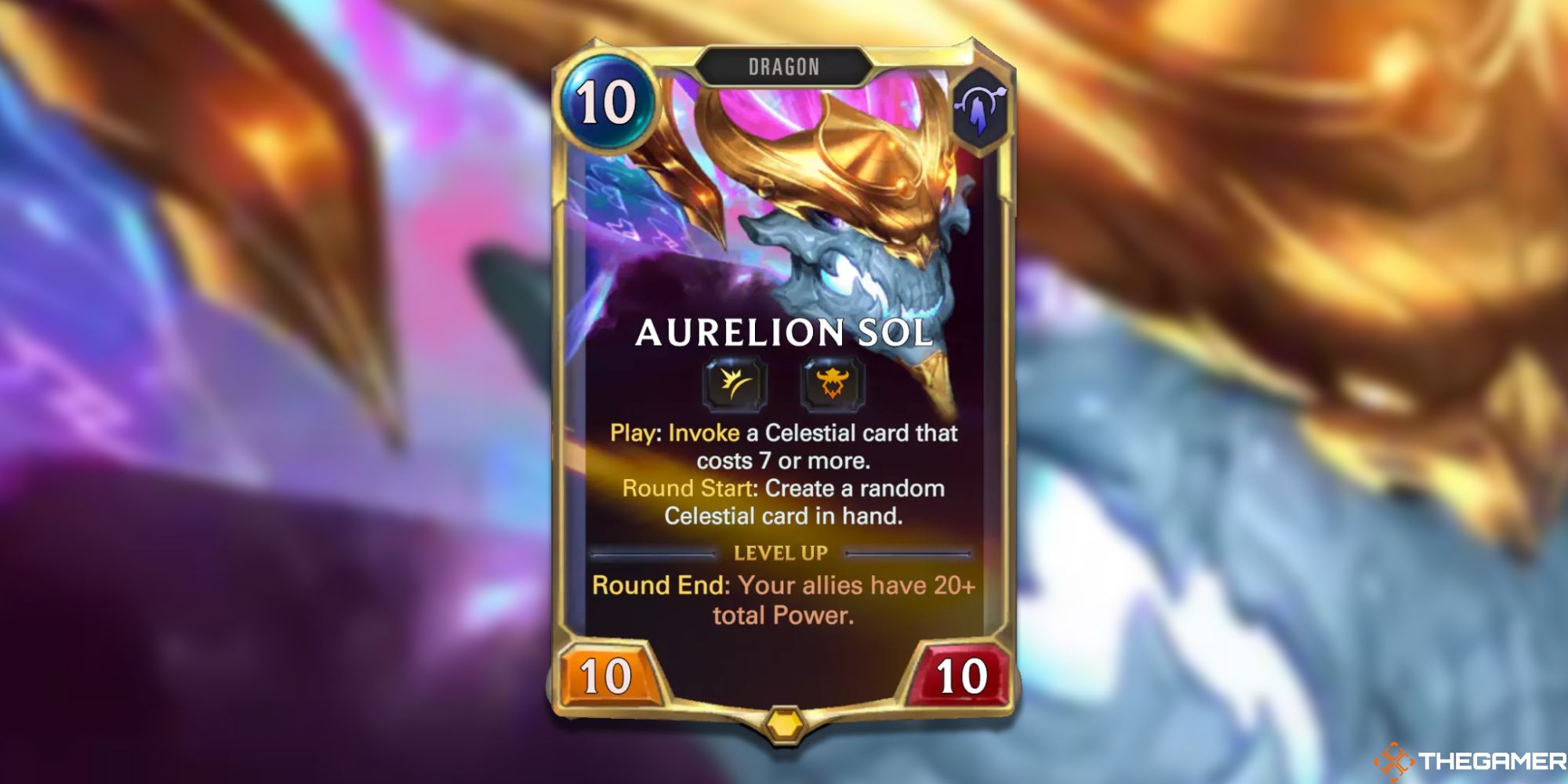 Legends of Runeterra Aurelion Sol rank one card