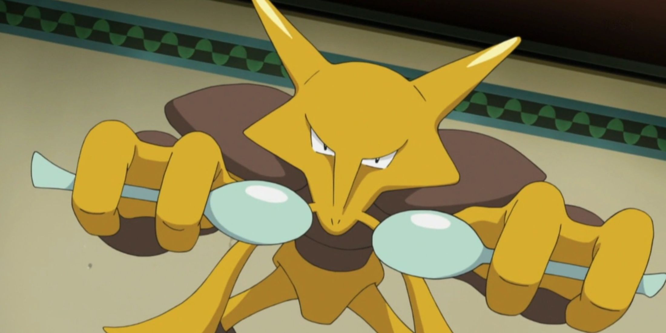 Pokemon Masters EX Best Eggmons Alakazam ready to unleash a Psychic.
