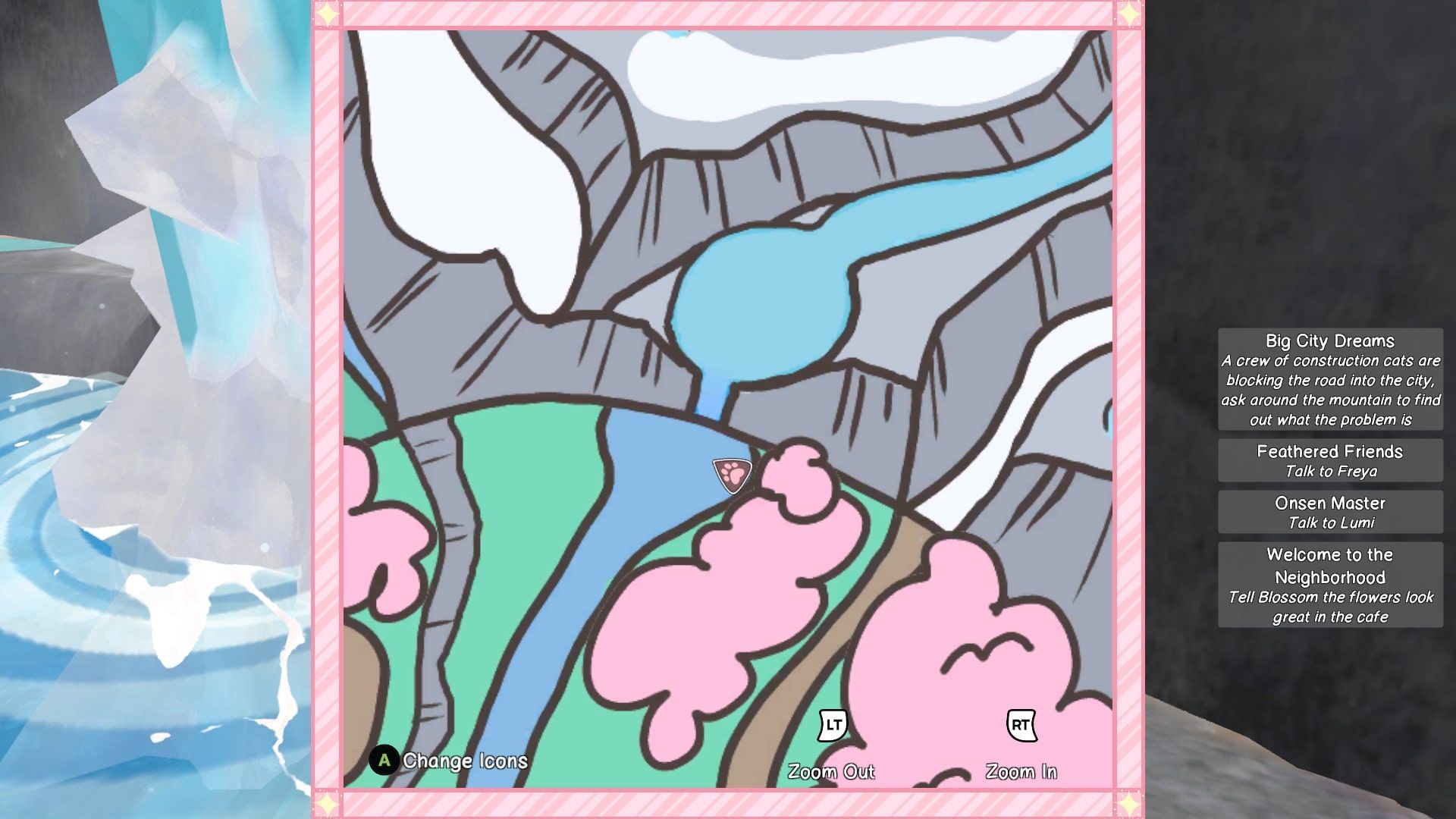 Calico Waterfall store map