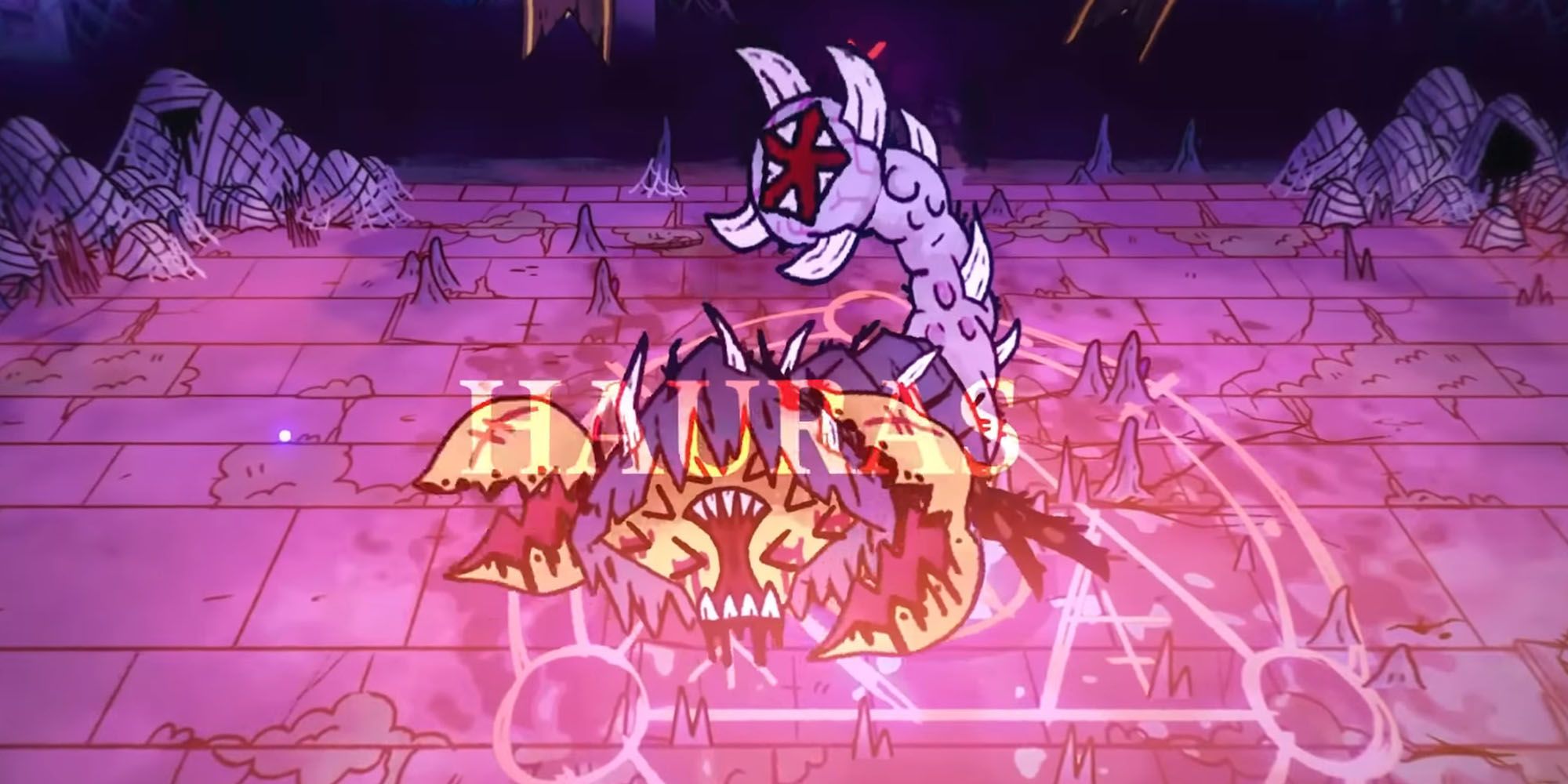Cult Of The Lamb - Haurus Title Card