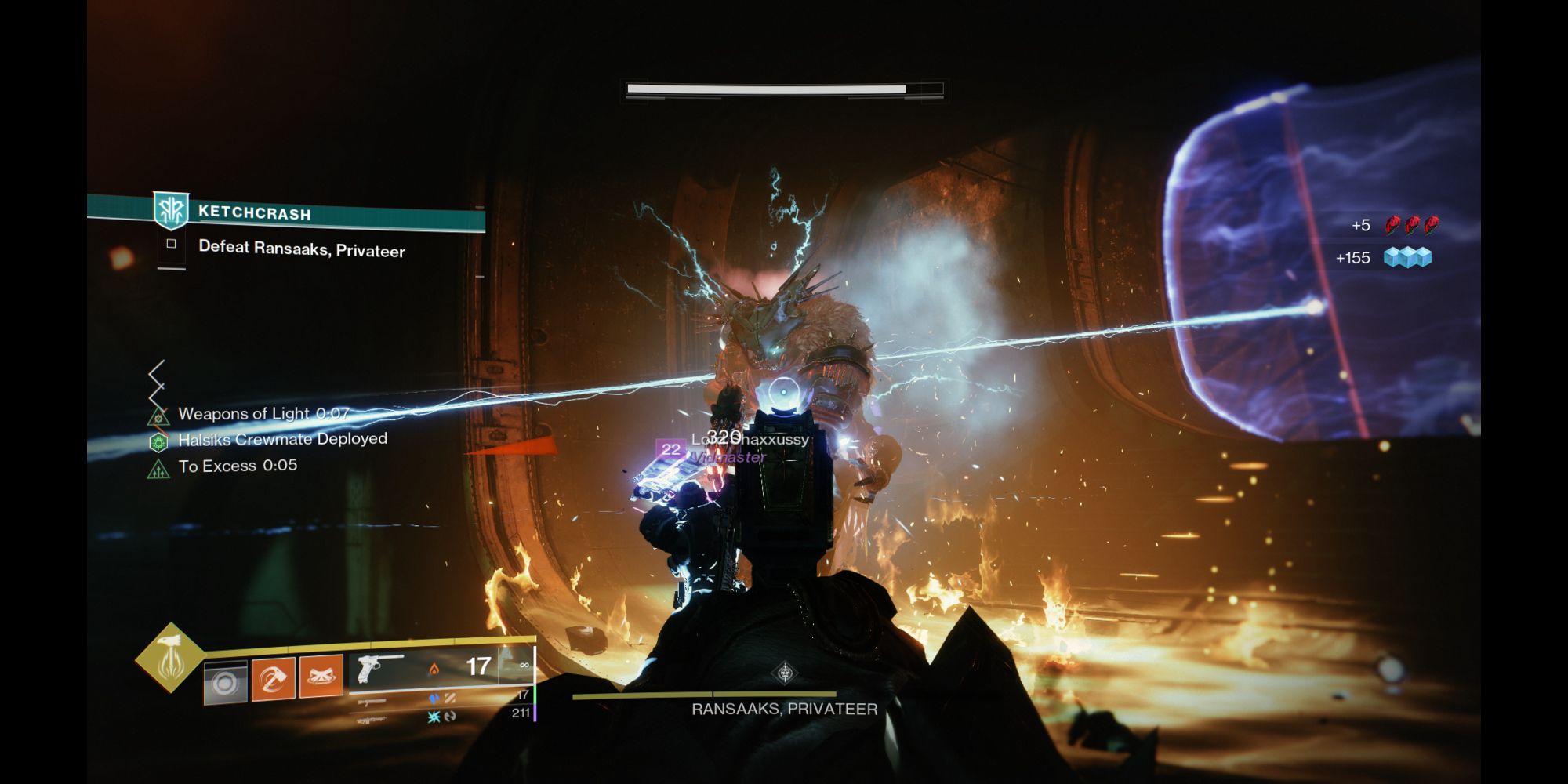 A screenshot of one of the potential bosses for Destiny 2's Season of the Plunder seasonal activity