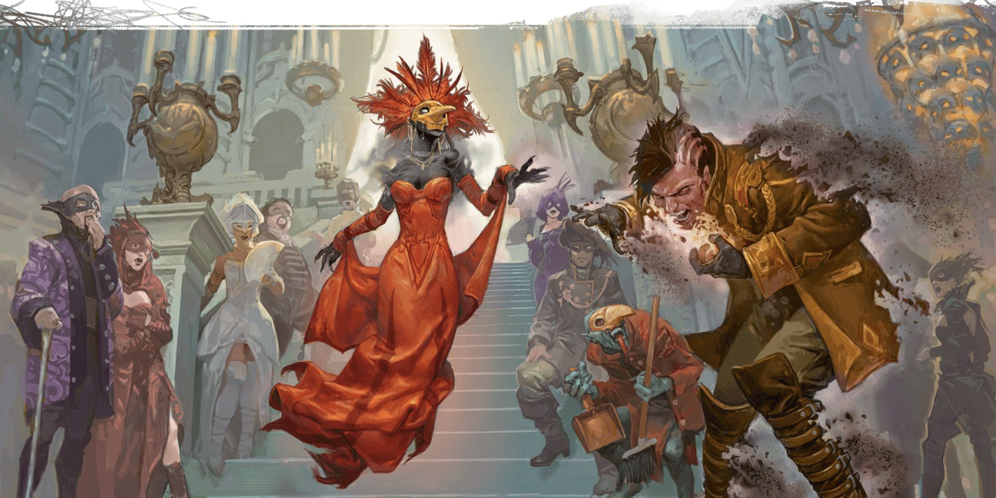 Dungeons And Dragons - Duchess D'Honaire Punishes someone at the Grand Masquerade