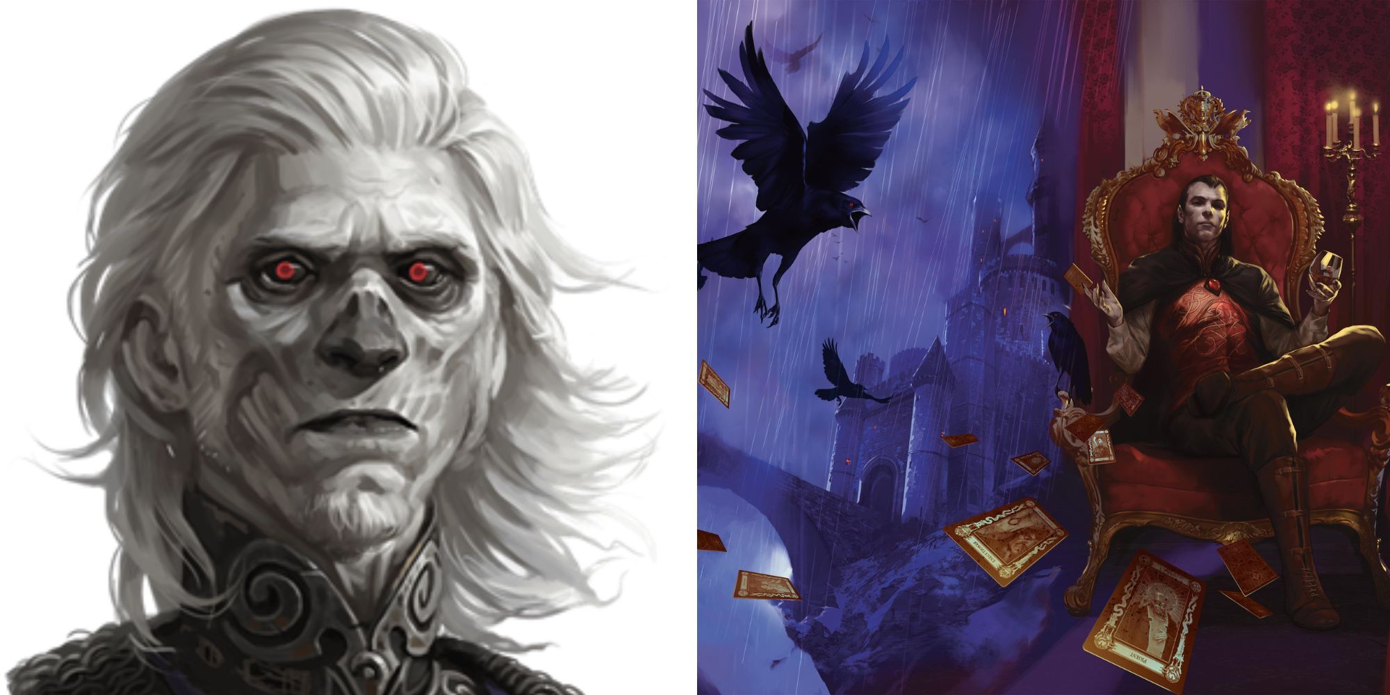 Dungeons And Dragons - Sir Godfrey Gwilym - Curse Of Strahd Cover Art 