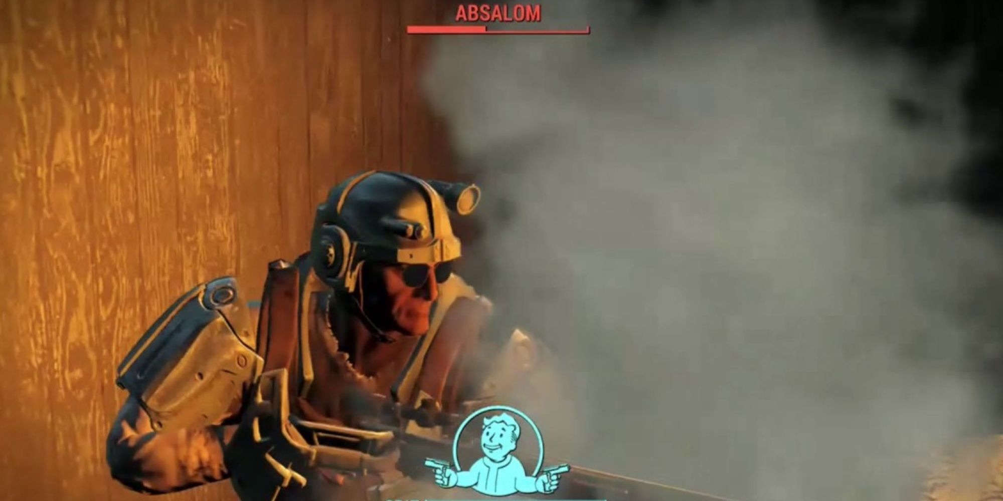 Fallout Random Encounters Absalom battles the main character