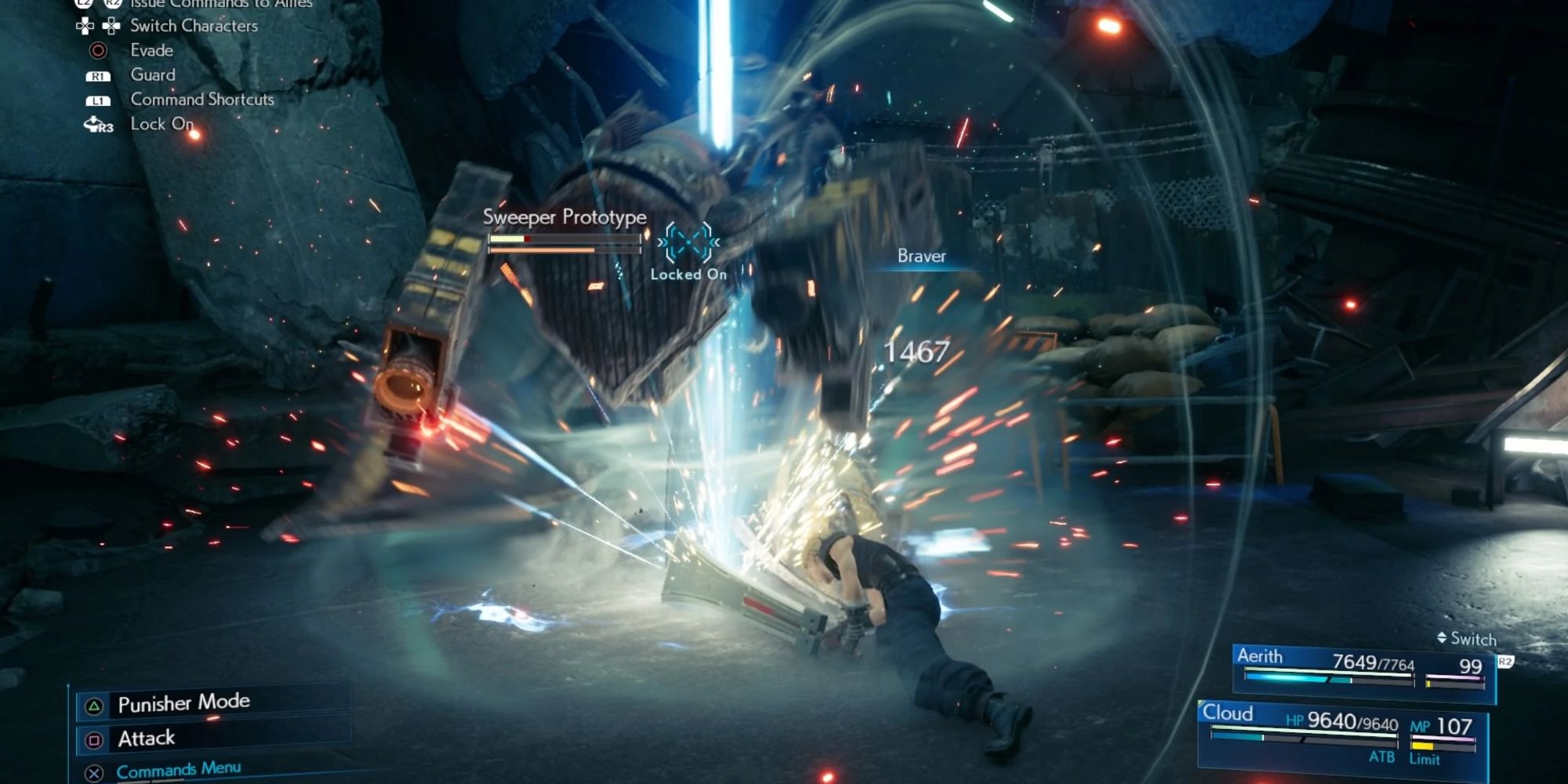 Final Fantasy VII Braver Ability