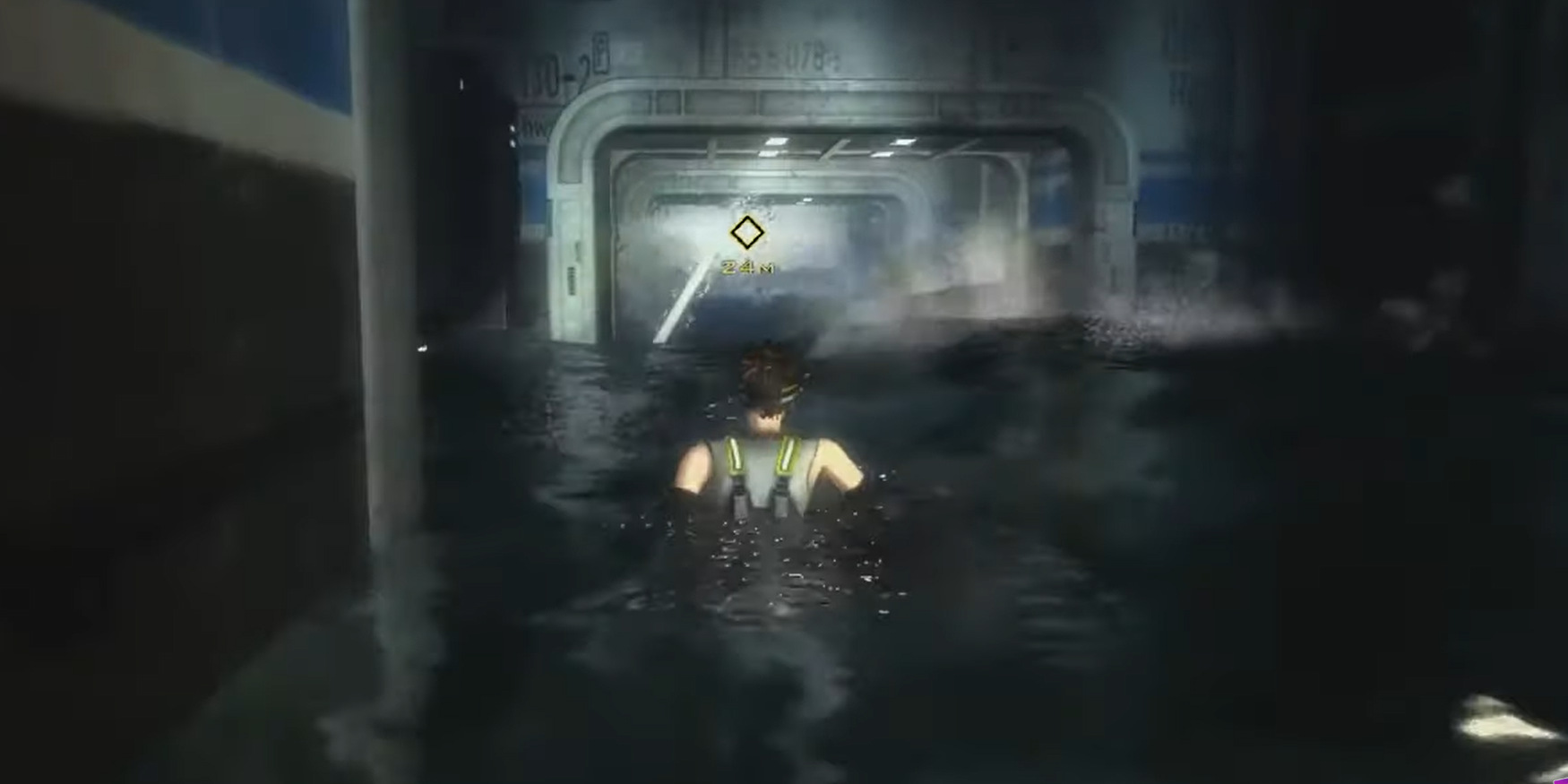 Navigating a flooding environment in hydrophobia