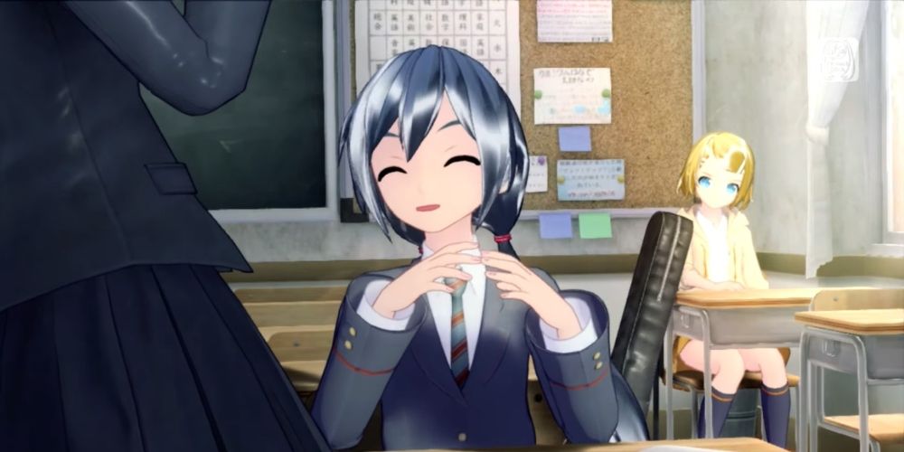 Kagamine Rin and Hatsune Miku in Doubleganger by KulfiQ in Project Diva Megamix