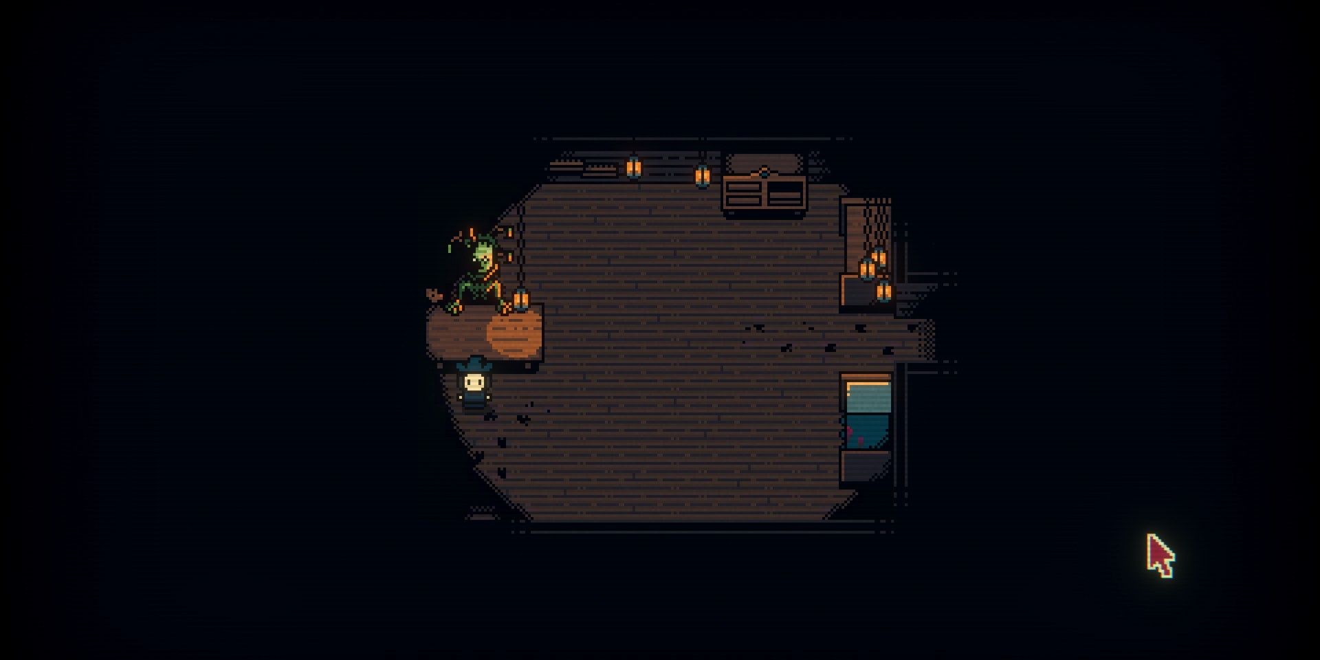 Leshy in his cabin in Act 2