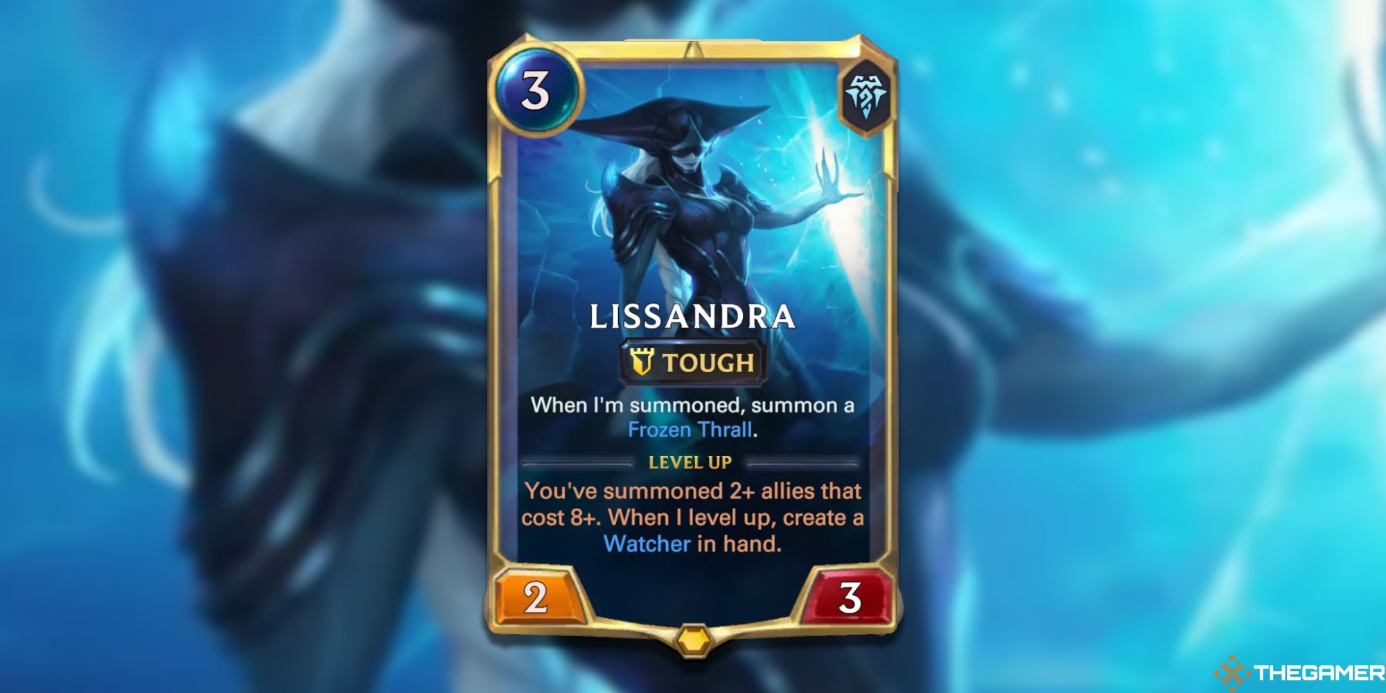 Legends of Runeterra Lissandra rank one card 
