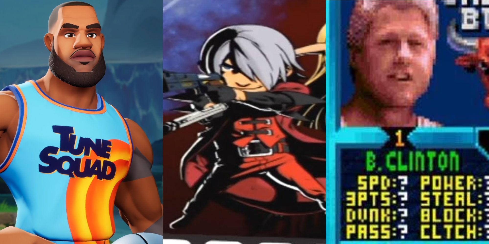Lost Characters Featured - Multiversus, Viewtiful Joe, NBA Jam