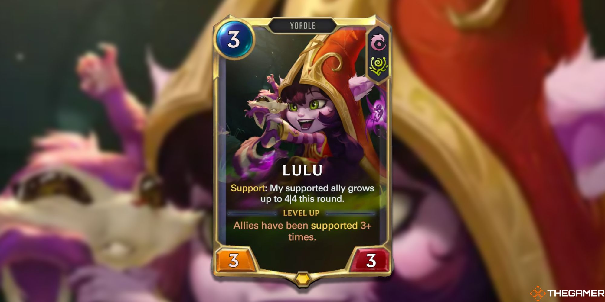 Legends of Runeterra Lulu rank one card 