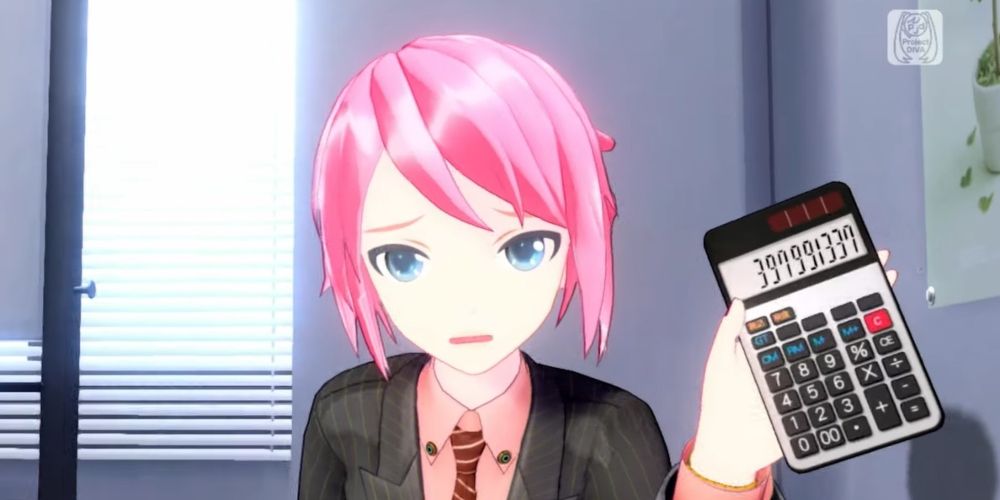 Megurine Luka in Hello Worker by KEI in Project Diva Megamix