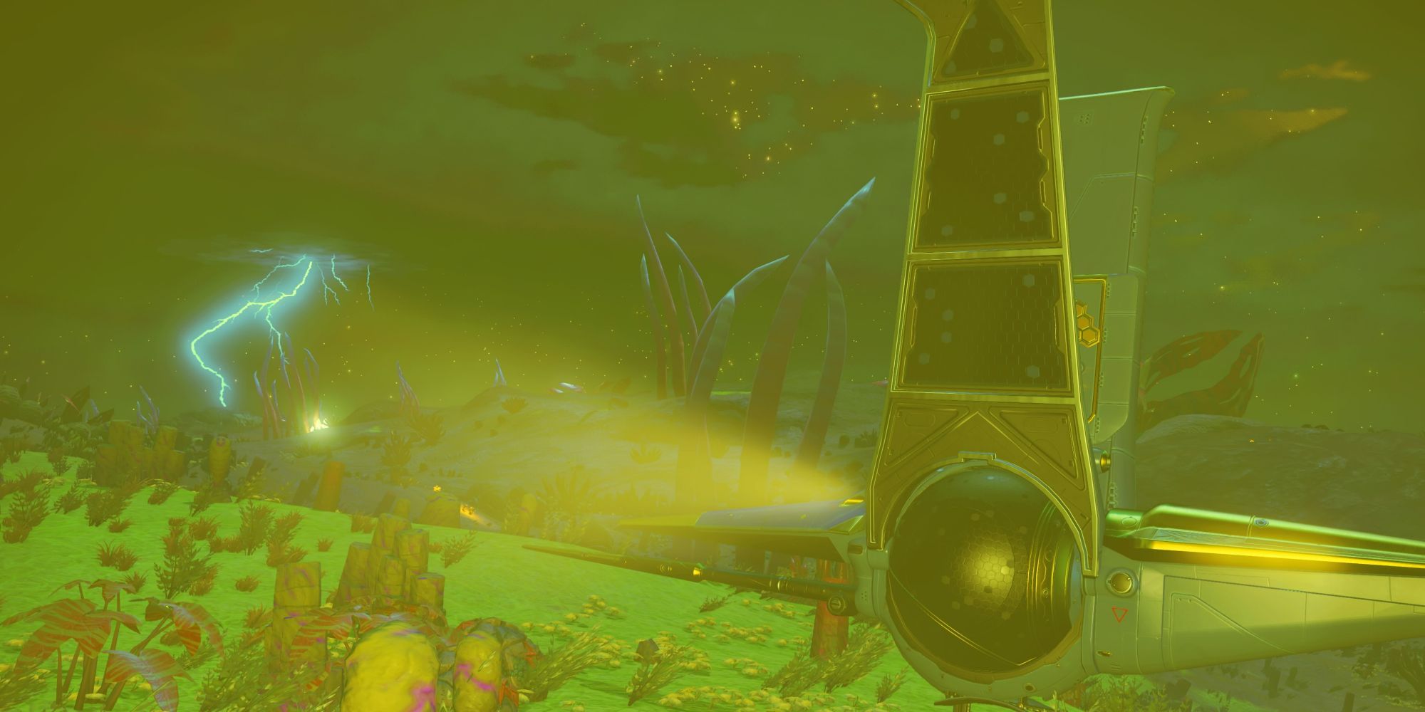 NMS Ship in a Radiation storm