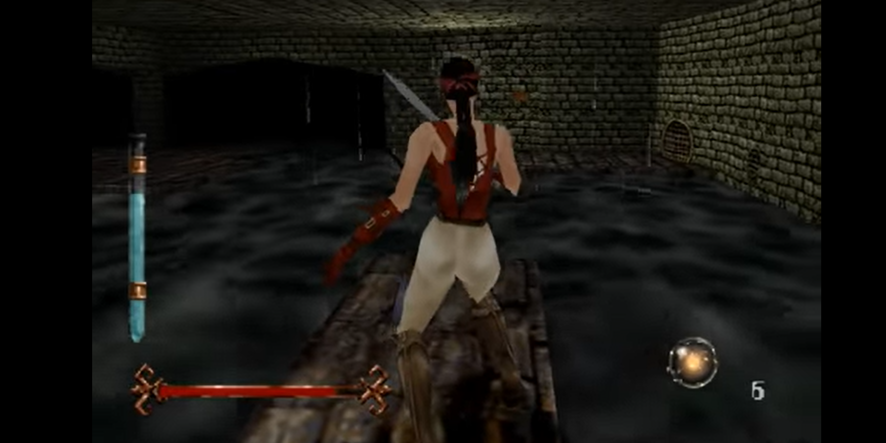 Playing about to cross the deadly sewer tunnels