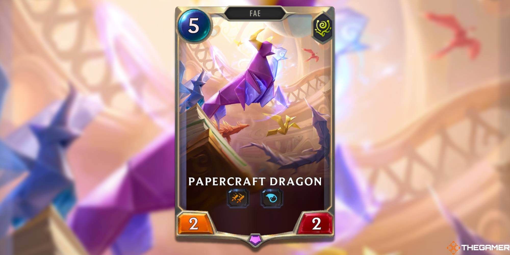 Papercraft Dragon Legends of Runeterra 
