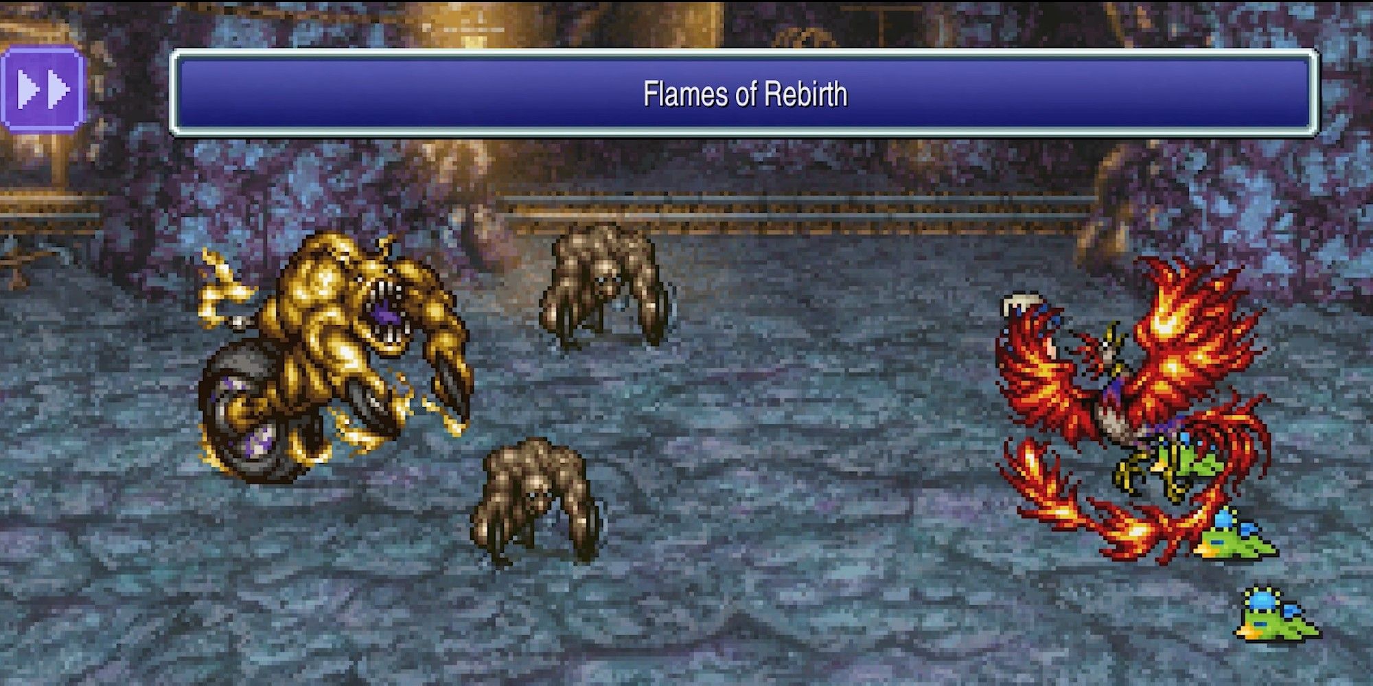 Phoenix on the right reviving downed characters