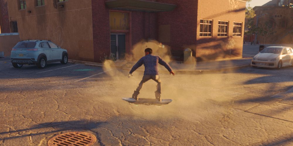Saints Row Screenshot Of Boss Using Hoverboard