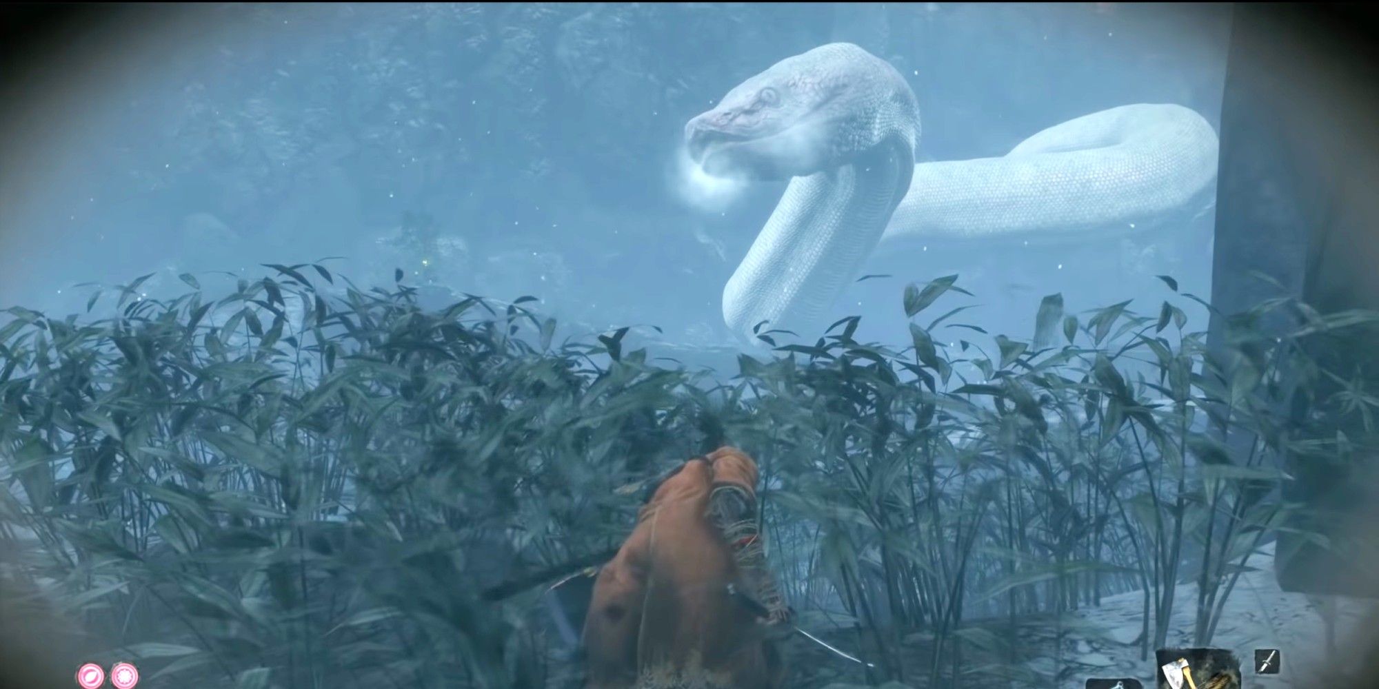Sekiro Great Serpent smiling for the camera