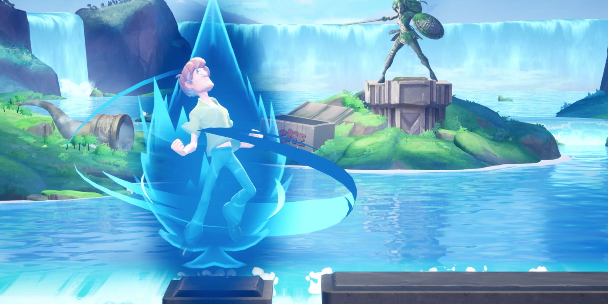 Shaggy from MultiVersus powering up