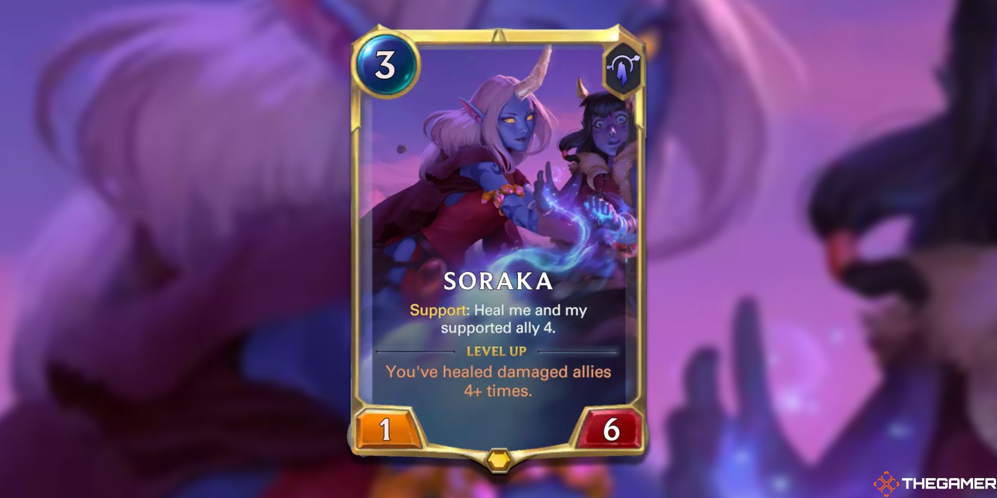 Legends of Runeterra Soraka rank one card