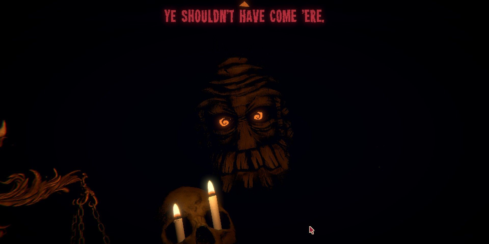 The Trapper in Leshy's cabin