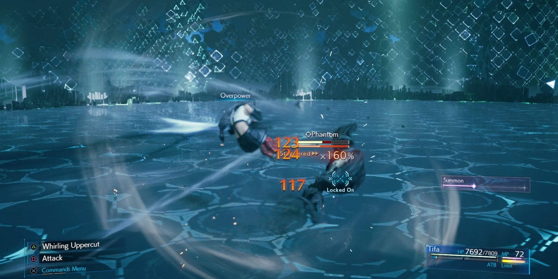 Tifa's Overpower ability from FFVII Remake
