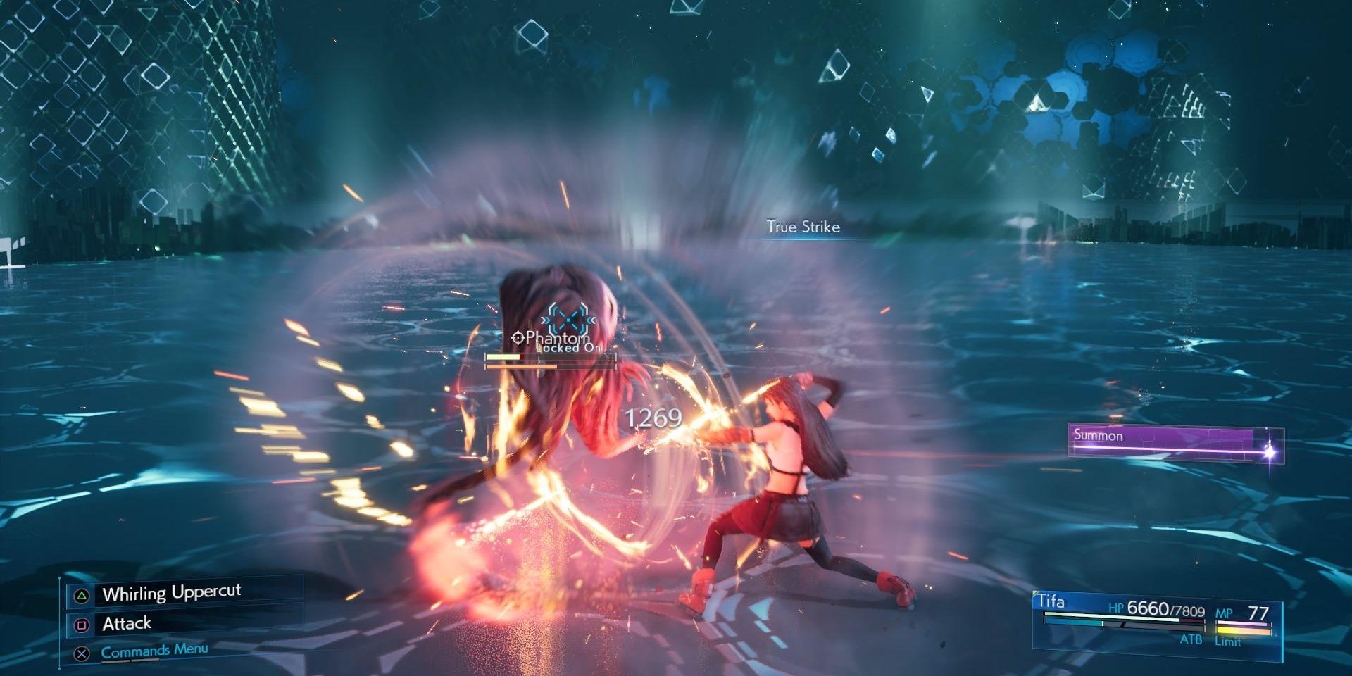 Tifa's True Strike from FFVII Remake