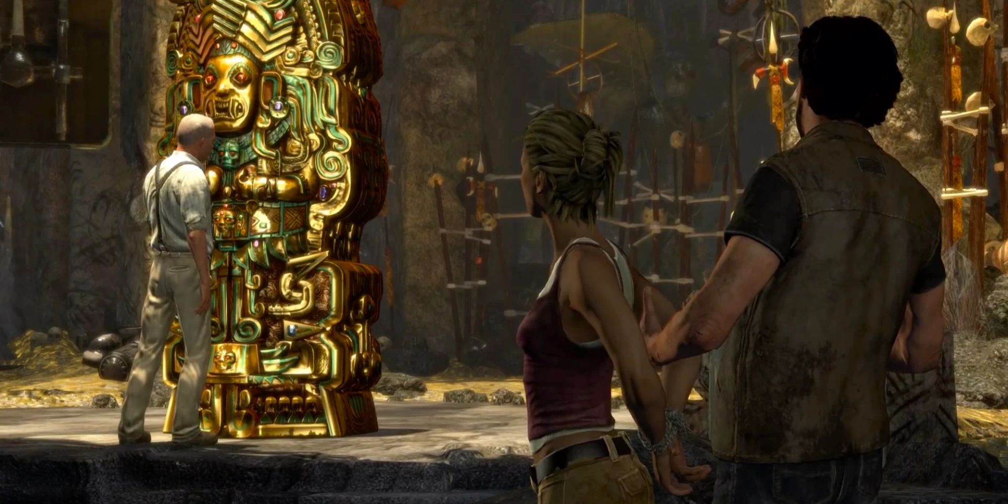 Uncharted Drake's Fortune Screenshot Of Ramon Opening El Dorado