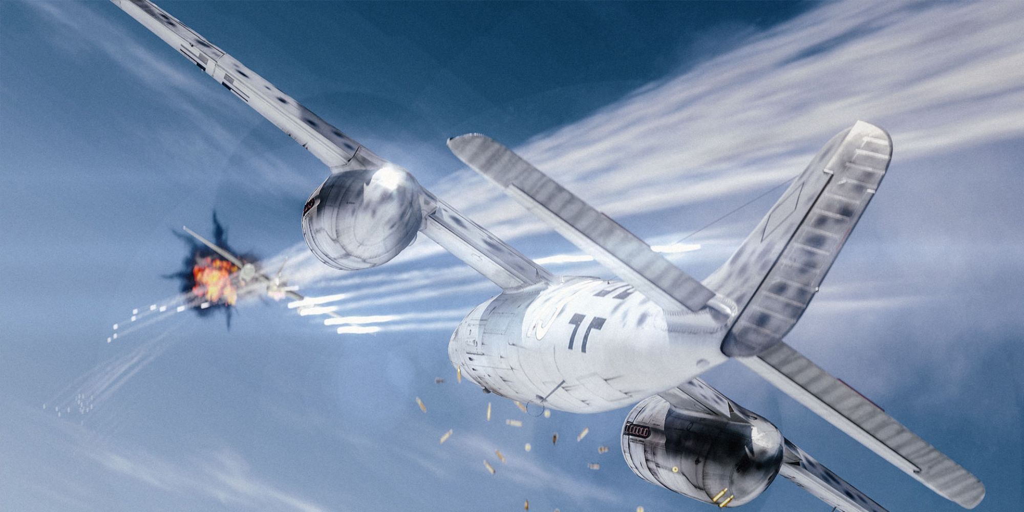 War THunder Plane Being Shot Down