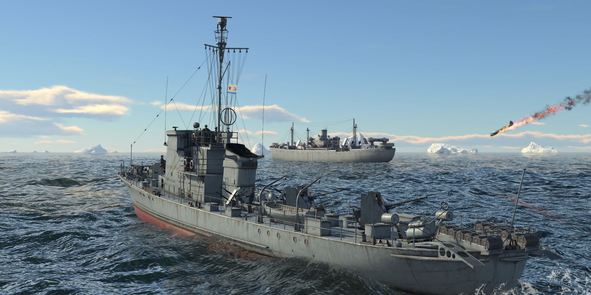 War THunder Two Ships