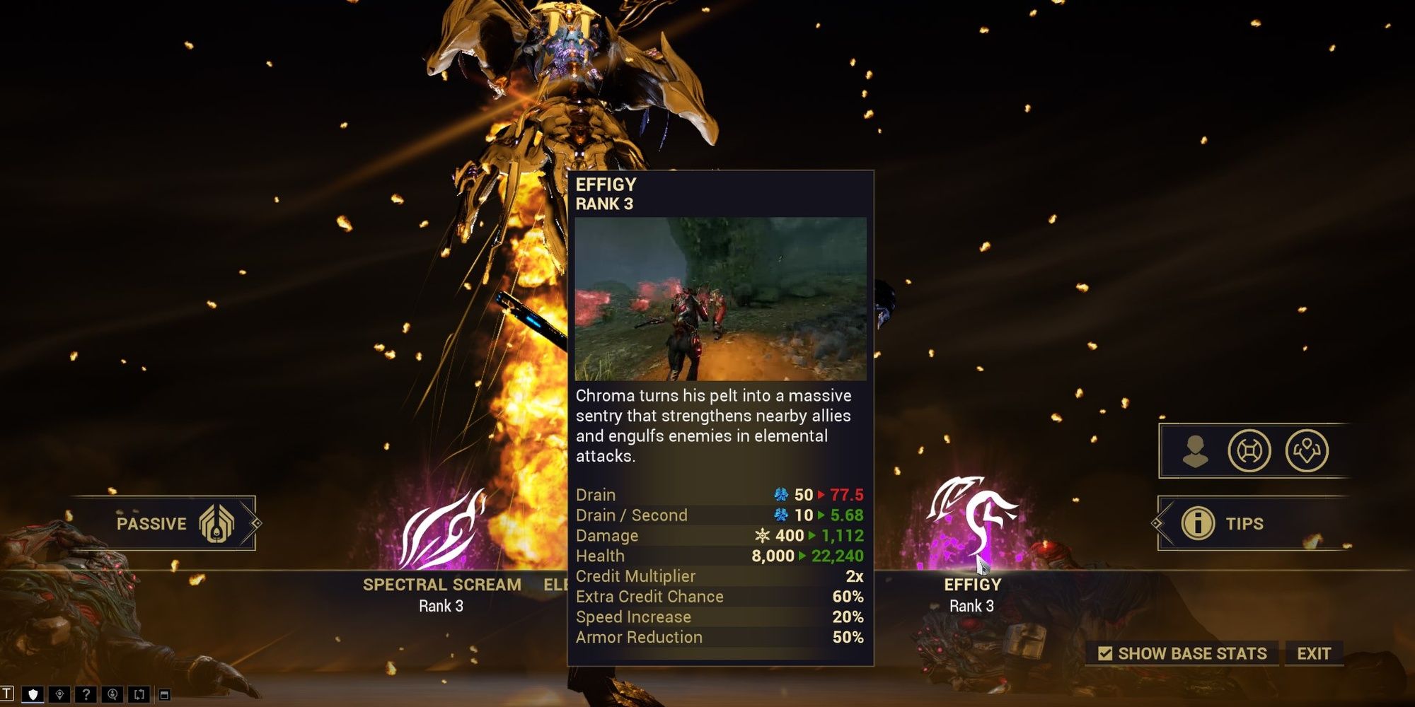 Warframe Chroma Effigy
