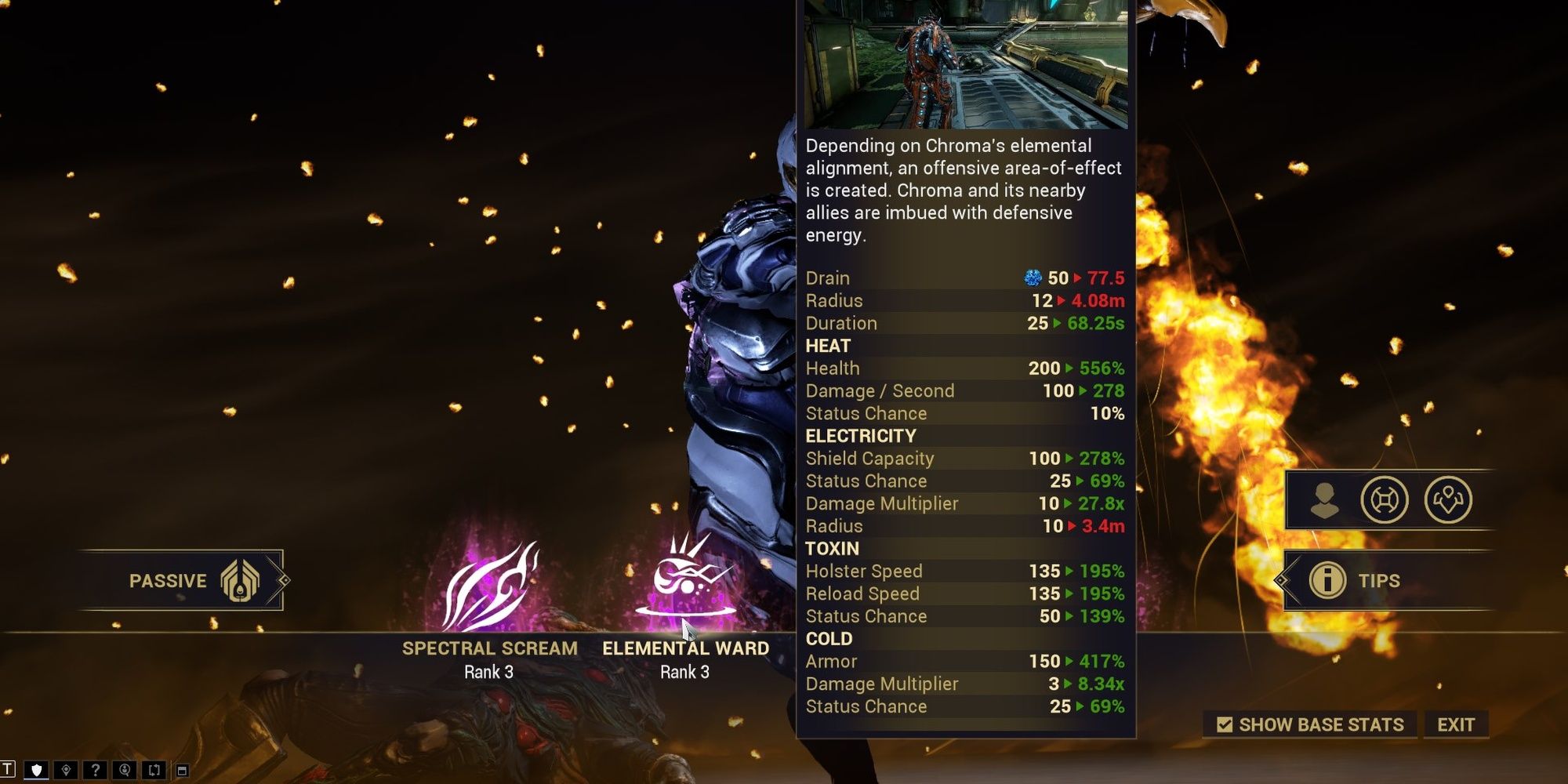 Warframe Chroma Elemental Ward
