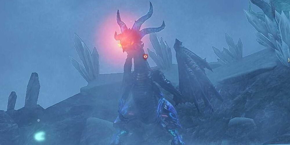Avalanche Abaasy being fought in Xenoblade Chronicles Definitive Edition