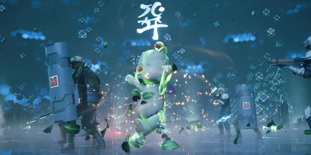 Yuffie Using Brumal Form In Battle In Final Fantasy 7 Remake Intergrade