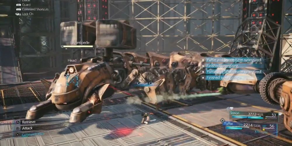 Yuffie Using Cactuar Caper In Battle In Final Fantasy 7 Remake Intergrade