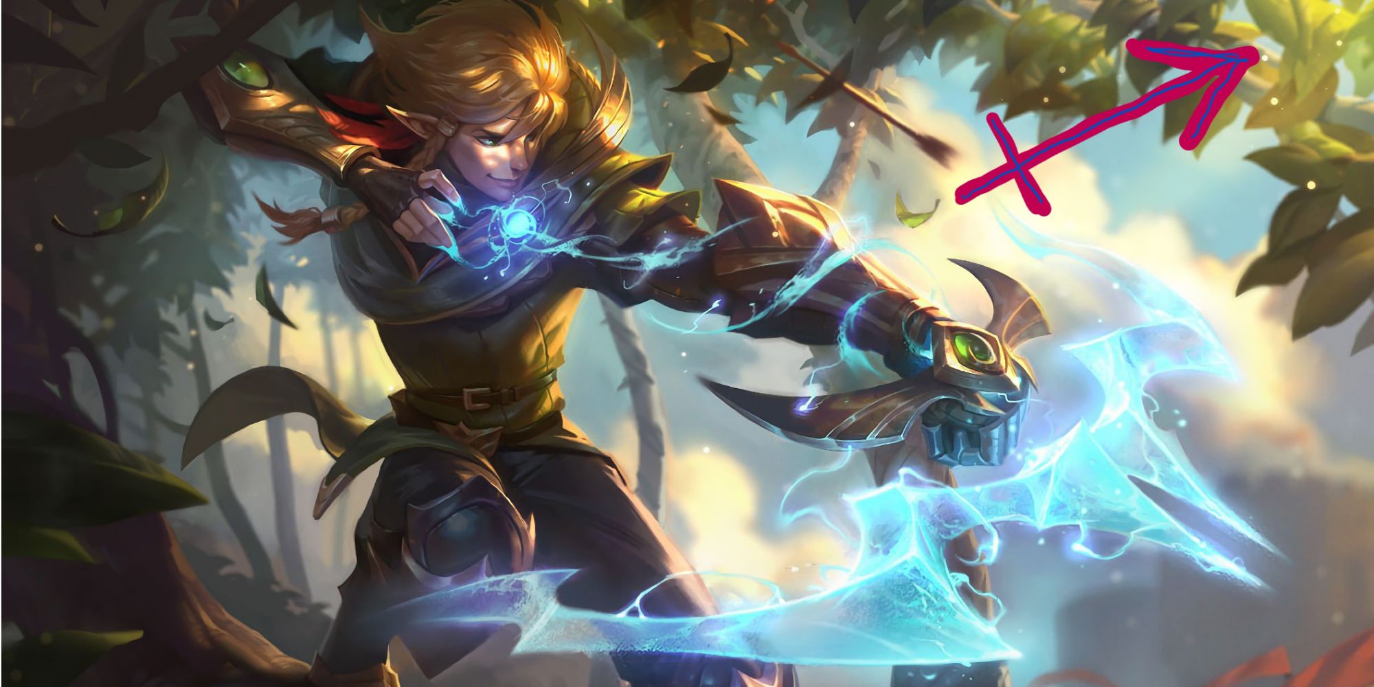 Ahri's a Sag and should have been listed but Ezreal really embodies Sagittarian spirit and zeal, He looks like Link here 