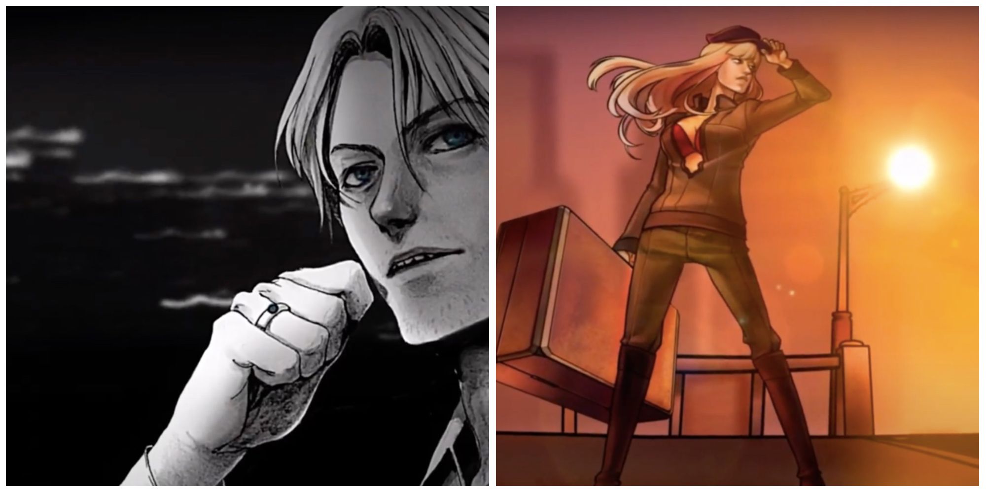 a collage of characters from djmax respect