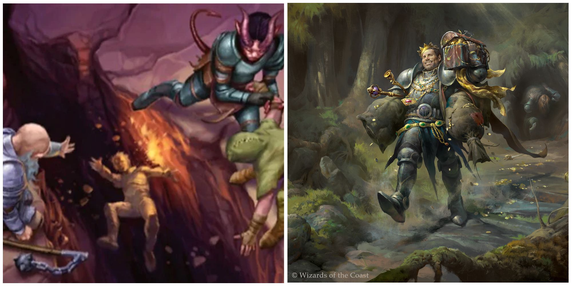 Magic Triumphant Adventurer and Precipitous Drop