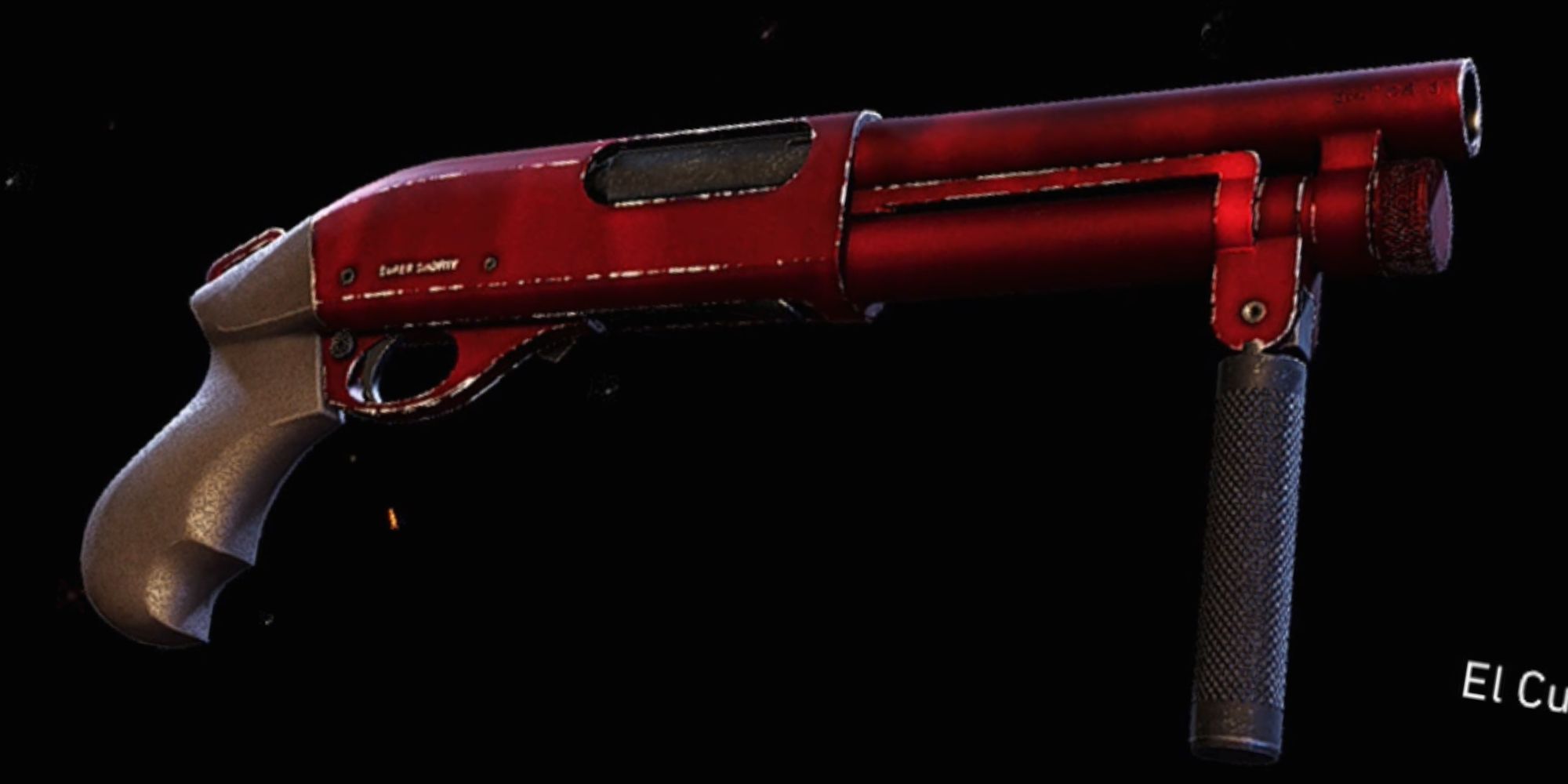 Ghost Recon Wildlands shotgun El Cuentista zoomed in.