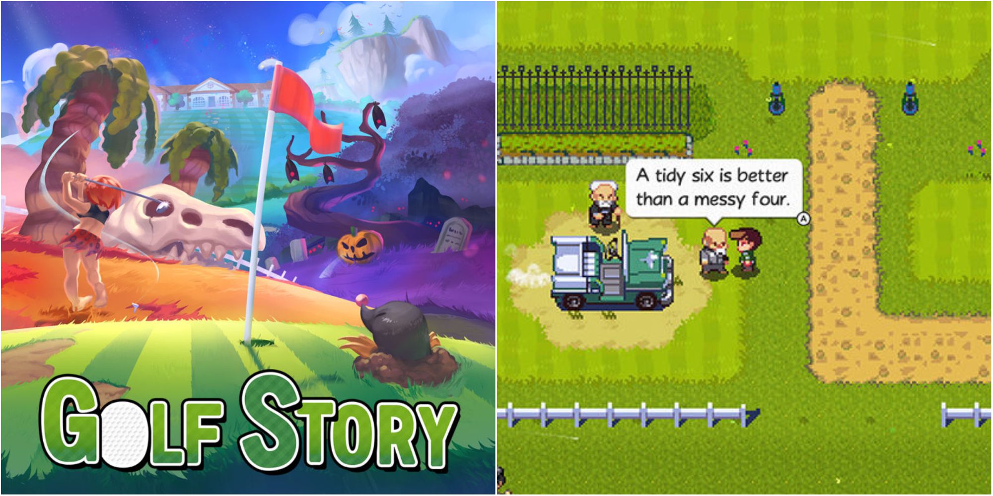 golf story cover & gameplay