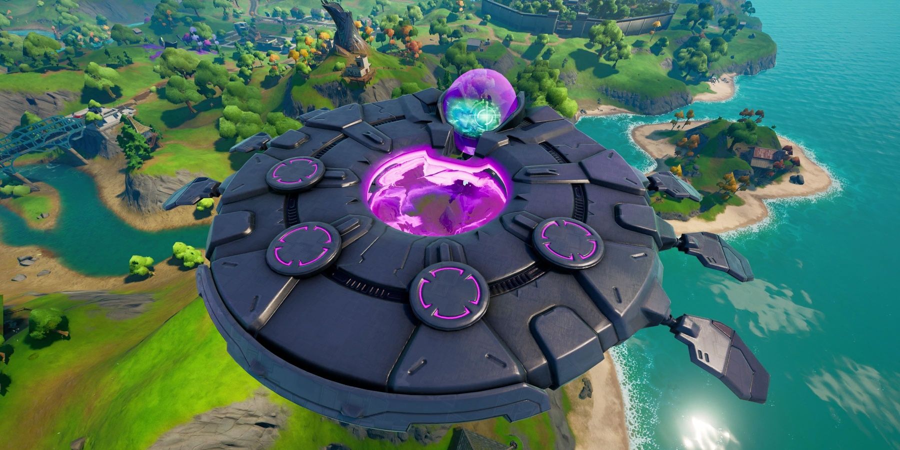 A Saucer in Fortnite.
