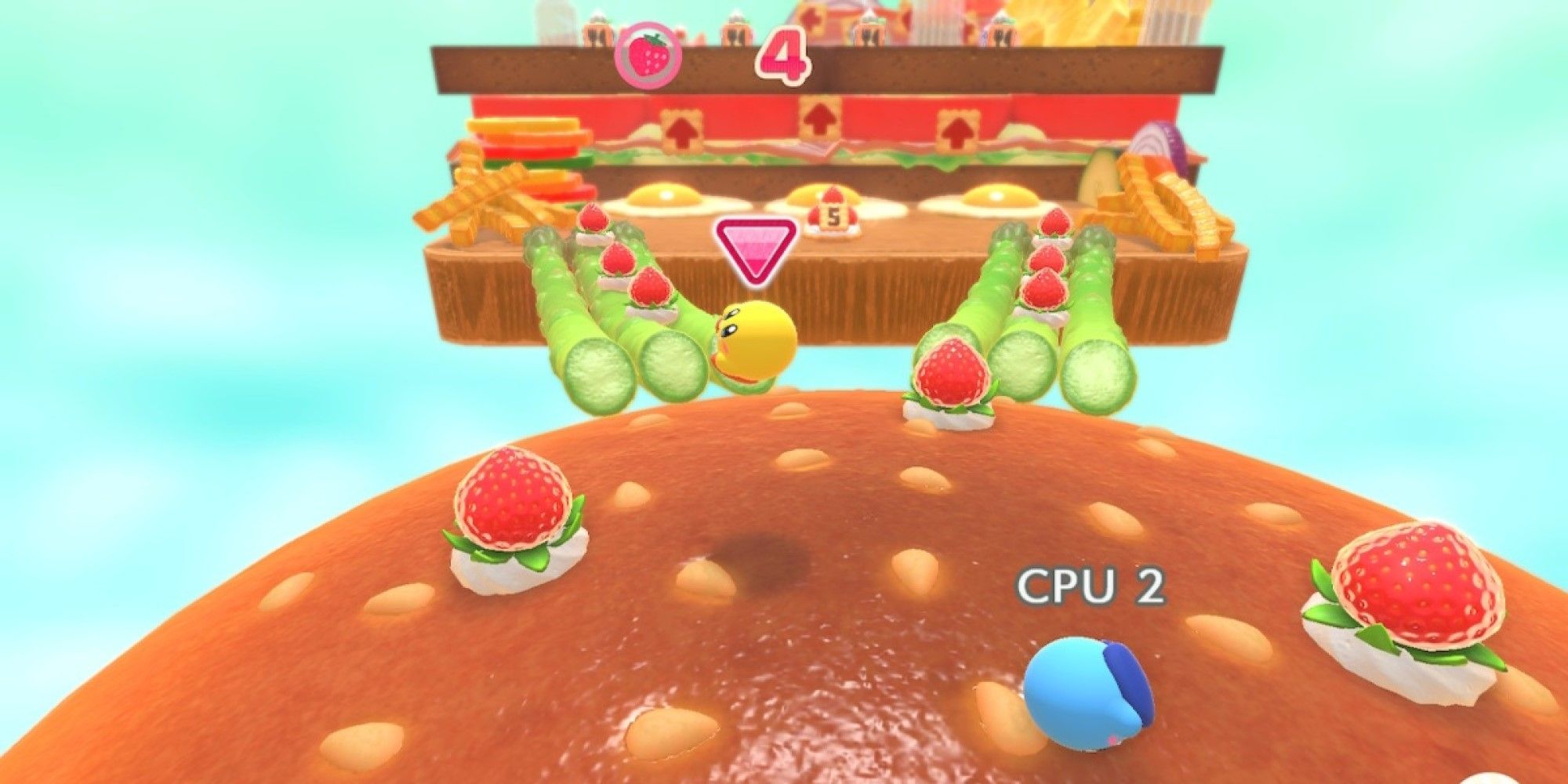 kirbys dream buffet burger race